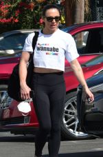 MELANIE CHISHOLM Leaves DWTS Rehearsal in Hollywood 09/10/2021