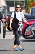 MELANIE CJISHOLM Leaves DWTS Rehearsals in Pasadena 09/16/2021
