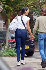 MELANIE SYKES and Riccardo Simionato Out in London 09/19/2021