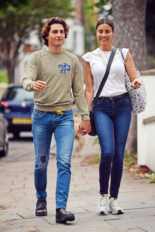 MELANIE SYKES and Riccardo Simionato Out in London 09/19/2021