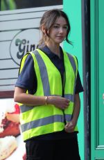 MICHELLE KEEGAN on the Set of Sky TV Drama Brassic in Bacup Lancashire 09/20/2021