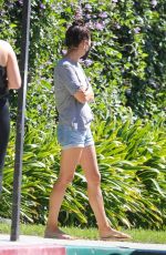 MILA KUNIS Arrives at Her Kid