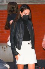 MILA KUNIS on the Set of Luckiest Girl Alive in New York 09/03/2021