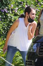 MILA KUNIS Out in Los Angeles 09/21/2021