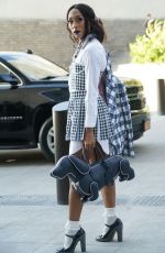 MJ RODRIGUEZ Arrives at Thom Browne Fashion Show in New York 09/11/2021