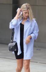 MOLLIE KING Arrives at BBC Radio 1 in London 09/19/2021