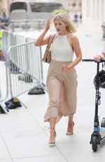 MOLLIE KING Leaves BBC Studios in London 09/11/2021