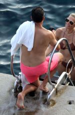MOLLY SIMS in Bikini Relaxing in Capri 09/06/2021