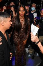 NAOMI CAMPBELL at Balmain Ready-to-wear S/S 2022 Fashion Show in Paris 09/29/2021