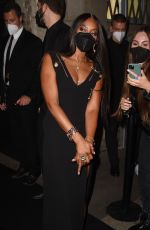 NAOMI CAMPBELL Leaves Fendace Afterparty at Milan Fashion Week 09/26/2021