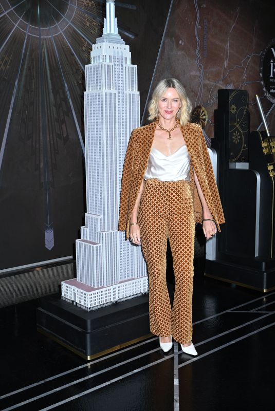 NAOMI WATTS at a New York Fashion Week Event at Empire State Building 09/09/2021