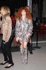 NATASHA LYONNE Arrives at Vanity Fair Party in West Hollywood 09/29/2021