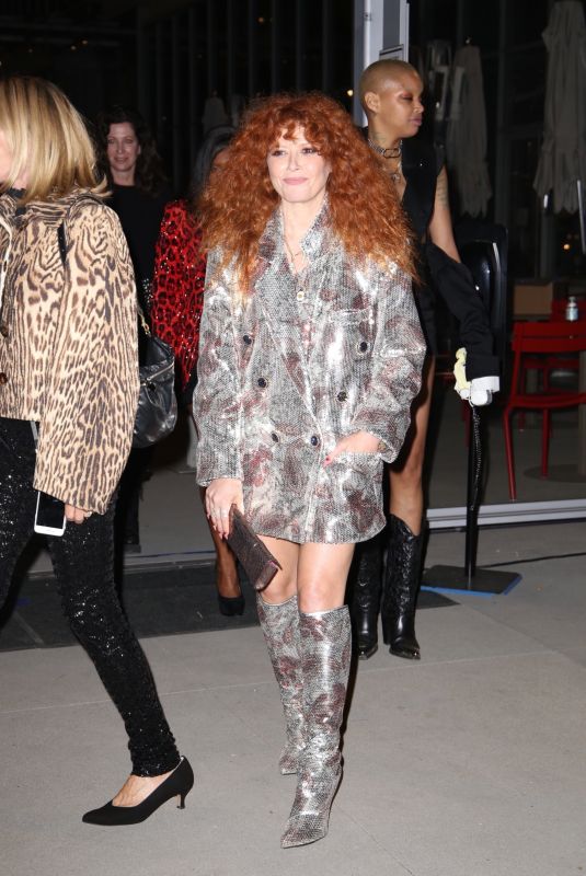 NATASHA LYONNE Arrives at Vanity Fair Party in West Hollywood 09/29/2021