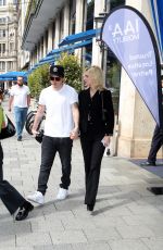 NICOLA PELTZ and Brooklyn Beckham Leaves Their Hotel Bayerischer Hof 09/07/2021