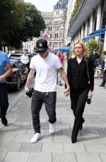 NICOLA PELTZ and Brooklyn Beckham Leaves Their Hotel Bayerischer Hof 09/07/2021