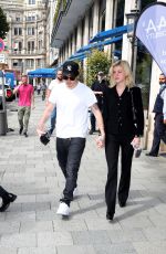 NICOLA PELTZ and Brooklyn Beckham Leaves Their Hotel Bayerischer Hof 09/07/2021