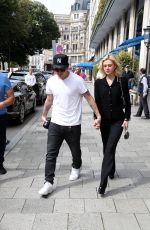 NICOLA PELTZ and Brooklyn Beckham Leaves Their Hotel Bayerischer Hof 09/07/2021