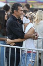 NICOLETTE SHERIDAN and Her Boyfriend at Malibu Chili Cook Off 09/03/2021