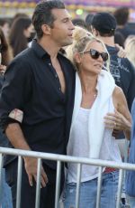 NICOLETTE SHERIDAN and Her Boyfriend at Malibu Chili Cook Off 09/03/2021