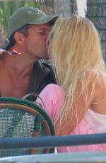 NICOLLETTE SHERIDAN Out for Lunch with Boyfriend in Malibu 09/08/2021