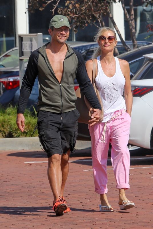 NICOLLETTE SHERIDAN Out for Lunch with Boyfriend in Malibu 09/08/2021