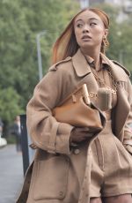 NIKI WU JIE Arrives at Fendi Fashion Show in Milan 09/22/2021