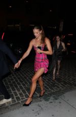 NINA AGDAL Heading to a Met Gala Afterparty in New York 09/13/2021