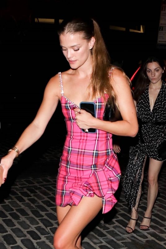 NINA AGDAL Heading to a Met Gala Afterparty in New York 09/13/2021