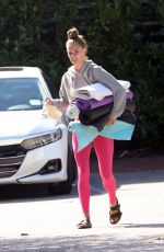 NINA AGDAL Leaves Her Yoga Class in New York 09/25/2021