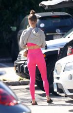 NINA AGDAL Leaves Her Yoga Class in New York 09/25/2021