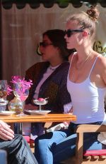 NINA AGDAL Out for Ice Cream at San Ambroeus Restaurant in New York 09/26/2021
