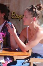 NINA AGDAL Out for Ice Cream at San Ambroeus Restaurant in New York 09/26/2021