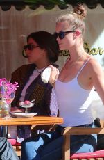NINA AGDAL Out for Ice Cream at San Ambroeus Restaurant in New York 09/26/2021