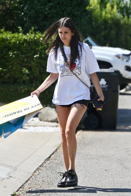NINA DOBREV Out and About in Los Angeles 09/25/2021