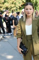 OLIVIA HOLT Arrives at Michael Kors Show at New York Fashion Week 09/10/2021