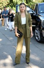 OLIVIA HOLT Arrives at Michael Kors Show at New York Fashion Week 09/10/2021