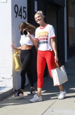 OLIVIA JADE GIANNULLI and AMANDA KLOOTS Out in Los Angeles 09/25/2021