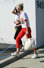 OLIVIA JADE GIANNULLI and AMANDA KLOOTS Out in Los Angeles 09/25/2021