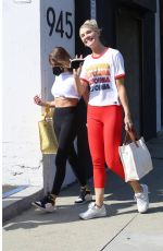 OLIVIA JADE GIANNULLI and AMANDA KLOOTS Out in Los Angeles 09/25/2021