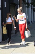 OLIVIA JADE GIANNULLI and AMANDA KLOOTS Out in Los Angeles 09/25/2021