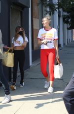 OLIVIA JADE GIANNULLI and AMANDA KLOOTS Out in Los Angeles 09/25/2021