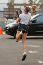 OLIVIA JADE GIANNULLI and Val Chmerkovskiy Leaves DWTS Studio in Los Angeles 09/23/2021