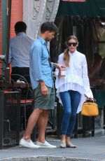 OLIVIA PALERMO and Johannes Huebl Out for Dinner in New York 09/18/2021