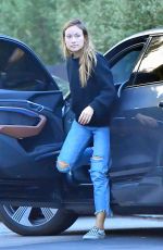 OLIVIA WILDE Arrives at a Studio in West Hollywood 08/31/2021