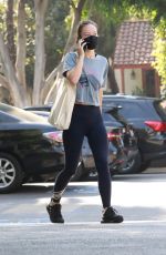 OLIVIA WILDE Out and About in Los Feliz 09/24/2021