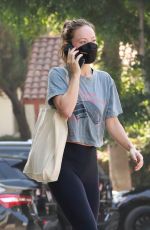 OLIVIA WILDE Out and About in Los Feliz 09/24/2021