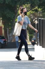 OLIVIA WILDE Out and About in Los Feliz 09/24/2021