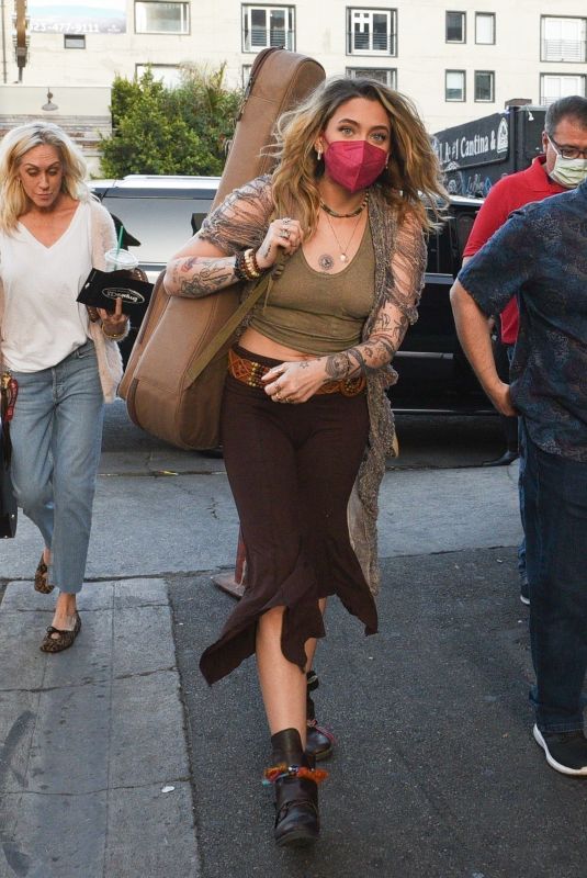PARIS JACKSON Arrives at Hotel Cafe Live Music Bar in Los Angeles 09/16/2021