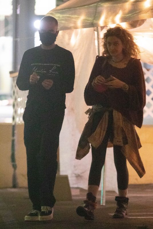 PARIS JAKCON Out on a Date Night in Los Angeles 09/16/2021