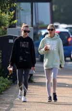 PHOEBE and HARRIET DYNEVOR Out in London 09/18/2021